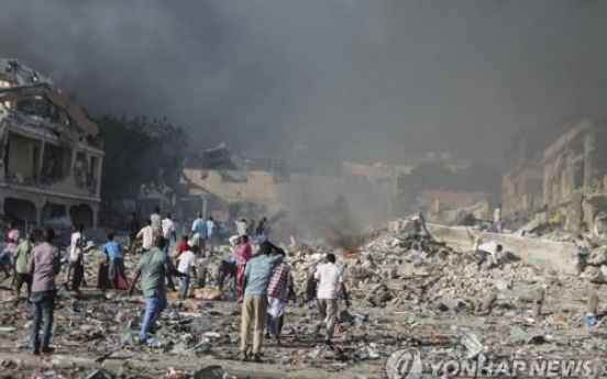 Death toll from blast in Somalia's capital rises to 189