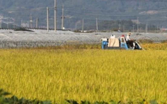 Korea's rice output expected to fall below 4m-ton mark this year