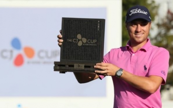 Justin Thomas wins first PGA Tour event in Korea in playoff