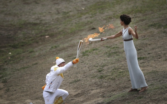 Olympic flame for PyeongChang 2018 lit in Greece