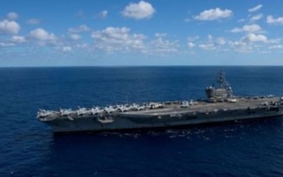 Pentagon says aircraft carriers' deployment 'assures allies'