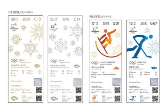 Designs for PyeongChang 2018 tickets unveiled; offline sales to commence in Nov.