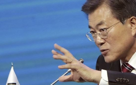 Moon says Korea will neither develop nor possess nuclear arms