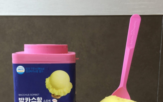 Baskin-Robbins to sell Bacchus sorbet