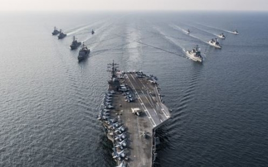 S. Korea, US to kick off massive naval exercise involving 3 US aircraft carriers