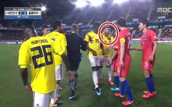 KFA to seek disciplinary action against Colombian player for making racist gesture