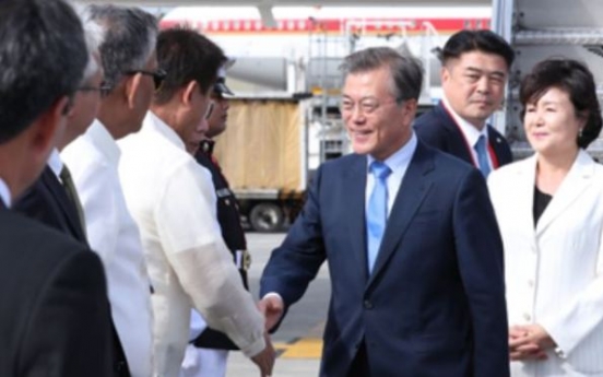 S. Korean president starts summit diplomacy at ASEAN meetings