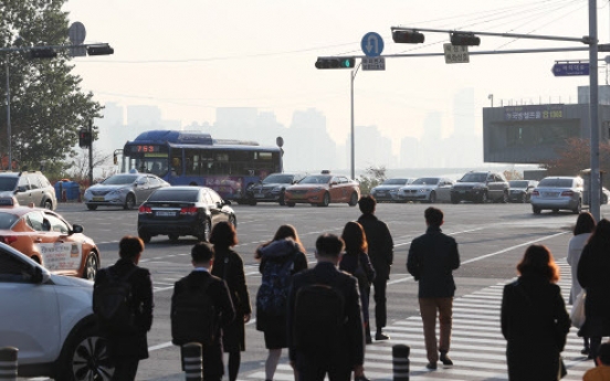 [Weather] Fine dust levels up, temperatures to go down