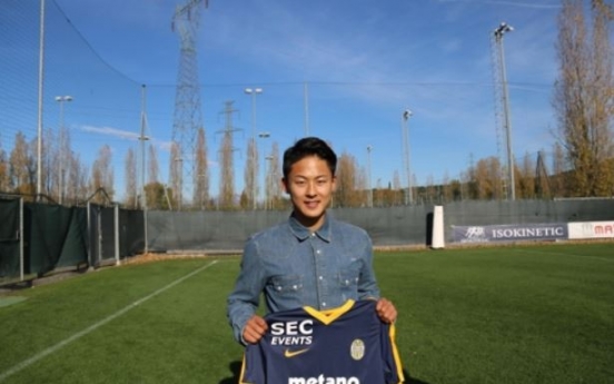 Korean footballer eyes starting spot at Italian club, nat'l team selection