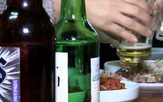 Average Korean consumes 9 liters of alcohol a year