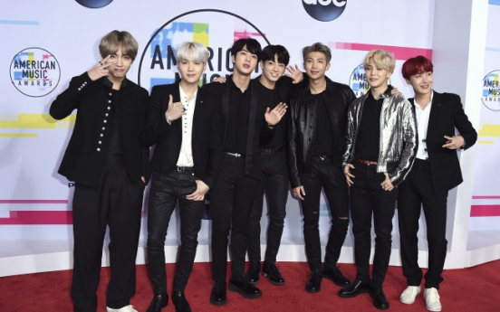 BTS debuts at American awards show