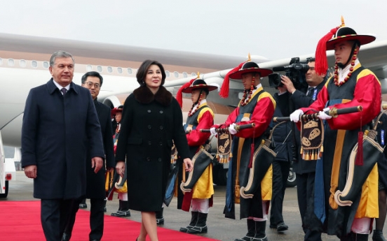 Uzbek leader begins 4-day state visit