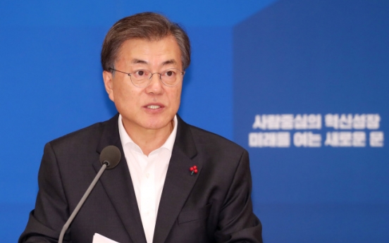 Moon urges govt to speed up projects for innovative growth