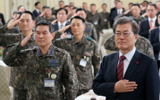 Moon calls for ‘overwhelming’ military capability against North Korea