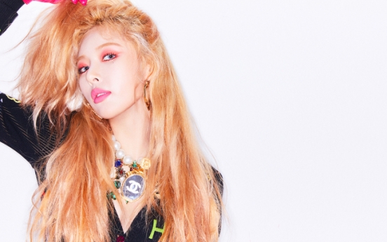 HyunA tops China's QQ Music charts for 'Lip & Hip'