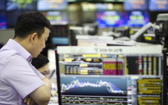 Seoul stocks end up on institutional buying