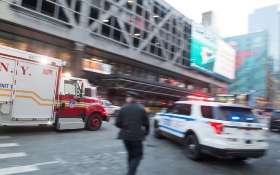 Pipe bomb strapped to man explodes in NYC subway, injuring 4