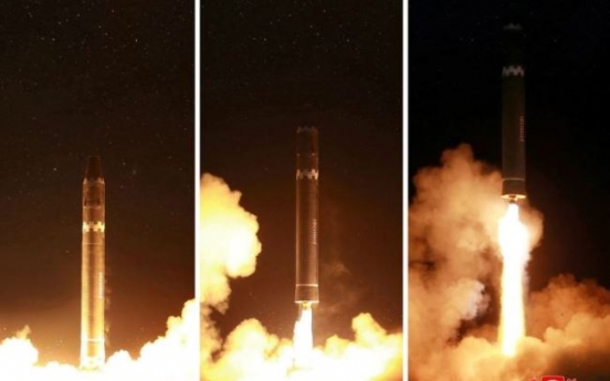 NK to seek talks with US after ICBM's successful re-entry: Seoul think tank