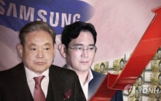 Samsung chief earns some W4tr from stock rally