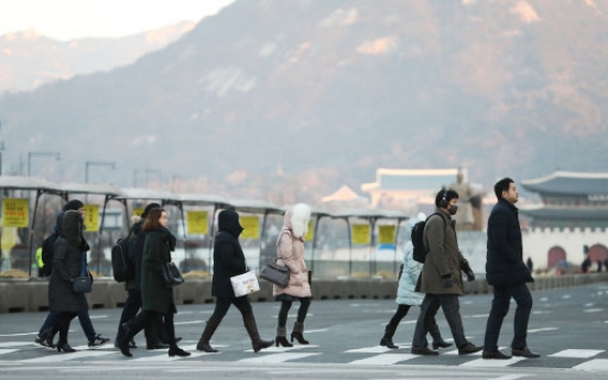 [Weather] Bitter cold grips peninsula again