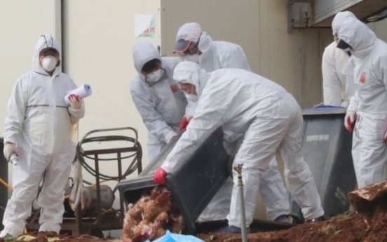 Bird flu detected at chicken farm in Gyeonggi Province