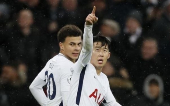 Son Heung-min scores 1st goal of 2018, reaches double figures for season