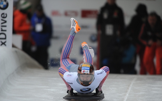 [PyeongChang 2018] Latest win brightens Olympic hopes for skeleton's Yun Sung-bin