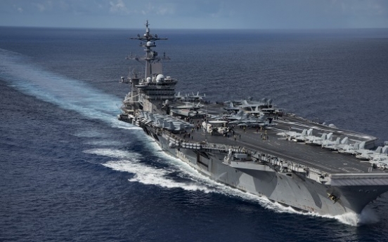 USS Carl Vinson on its way to Western Pacific