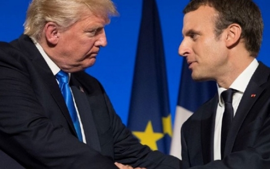 Trump updates French leader on Korea developments