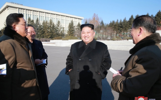 Kim Jong-un visits science academy in his first inspection this year