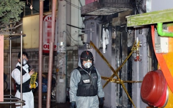 5 killed in suspected arson attack in Seoul motel