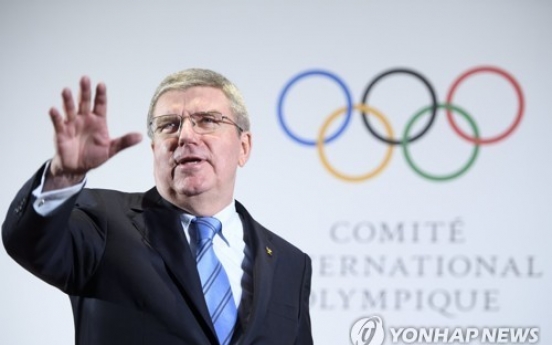 [PyeongChang 2018] IOC President Bach says PyeongChang Olympics can send 'message of peace' to world