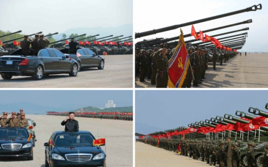 North Korea gearing up for massive military parade