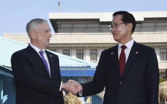 Korea, US defense chiefs to meet in Hawaii Friday