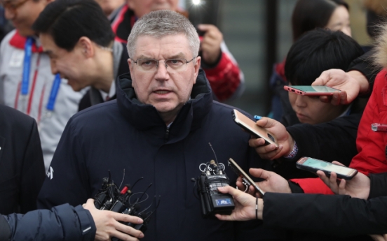 IOC President Bach defends decision to ban Russian athletes