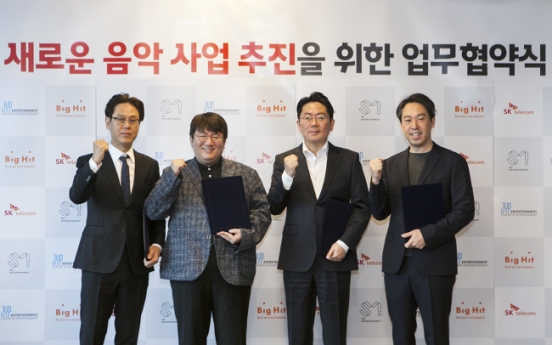 SKT readying new music service with K-pop heavyweights