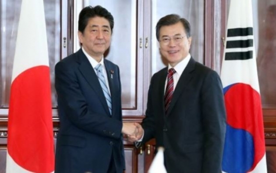 Moon to hold summit with Abe in PyeongChang