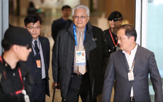 NK IOC member Chang Ung arrives in S. Korea