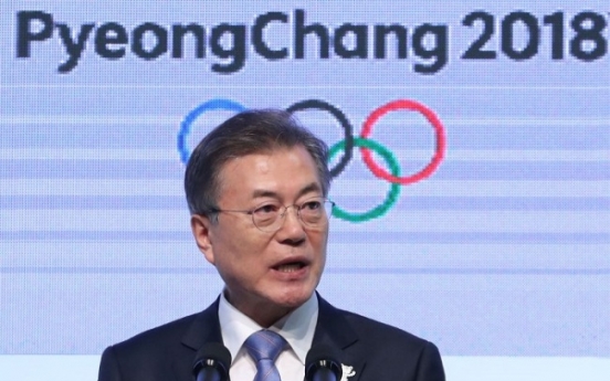 Moon says PyeongChang Olympics will mark start of building peace in Asia