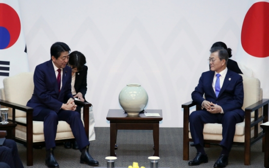 Moon urges Japan to look 'squarely' at history for improved ties with S. Korea