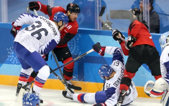 [PyeongChang 2018] S. Korea falls to Canada for 3rd straight loss in men's hockey