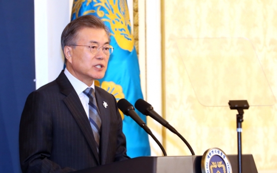 Moon calls for people-oriented revision of Constitution