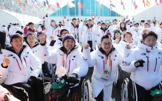 [PyeongChang 2018] Korean Paralympic squad officially welcomed at athletes' village