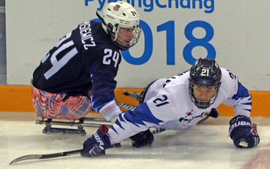 [PyeongChang 2018] Korean ice sledge hockey team falls 8-0 to US at PyeongChang Paralympics