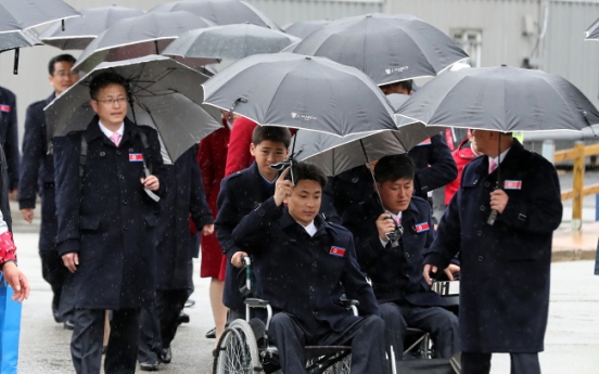 [PyeongChang 2018] N. Korean Paralympic delegation leaves PyeongChang to return home