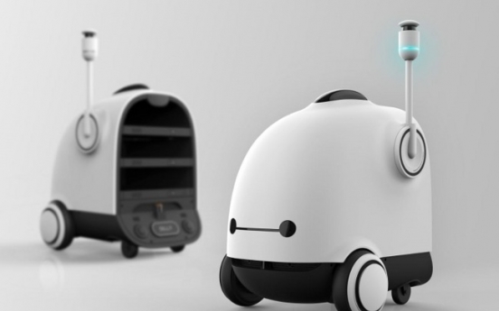 Startup develops food delivery robot