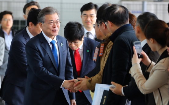 Moon says S. Korea's destiny can change dramatically through inter-Korean, US-NK summits