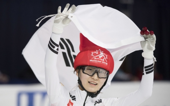 Korean Olympic champion claims 3rd world overall title in short track