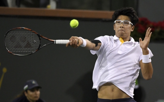 Korean Chung Hyeon becomes top-ranked Asian on ATP Tour