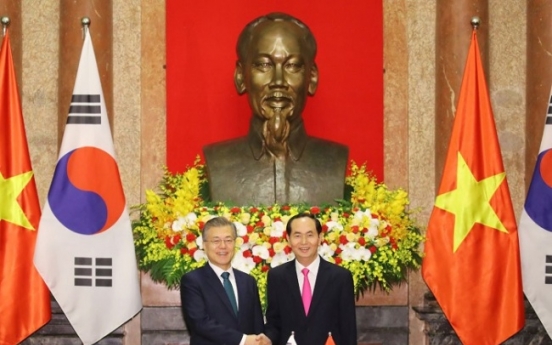 Leaders of Korea, Vietnam agree to boost trade, bilateral cooperation